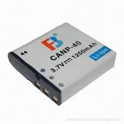 Camera Li-ion Battery, Capacity of 1,250mAh